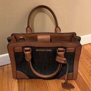 Super cute Michael Kors denim purse